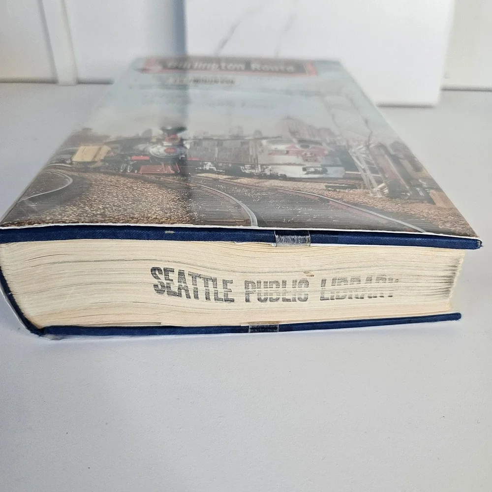 Burlington Route‎ History of Burlington Lines Richard C Overton Hardcover Book